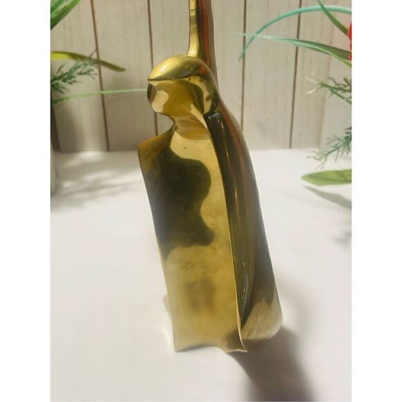 Mid Century Art Deco Bird in Flight Brass Sculpture-RARE - Picture 10 of 13